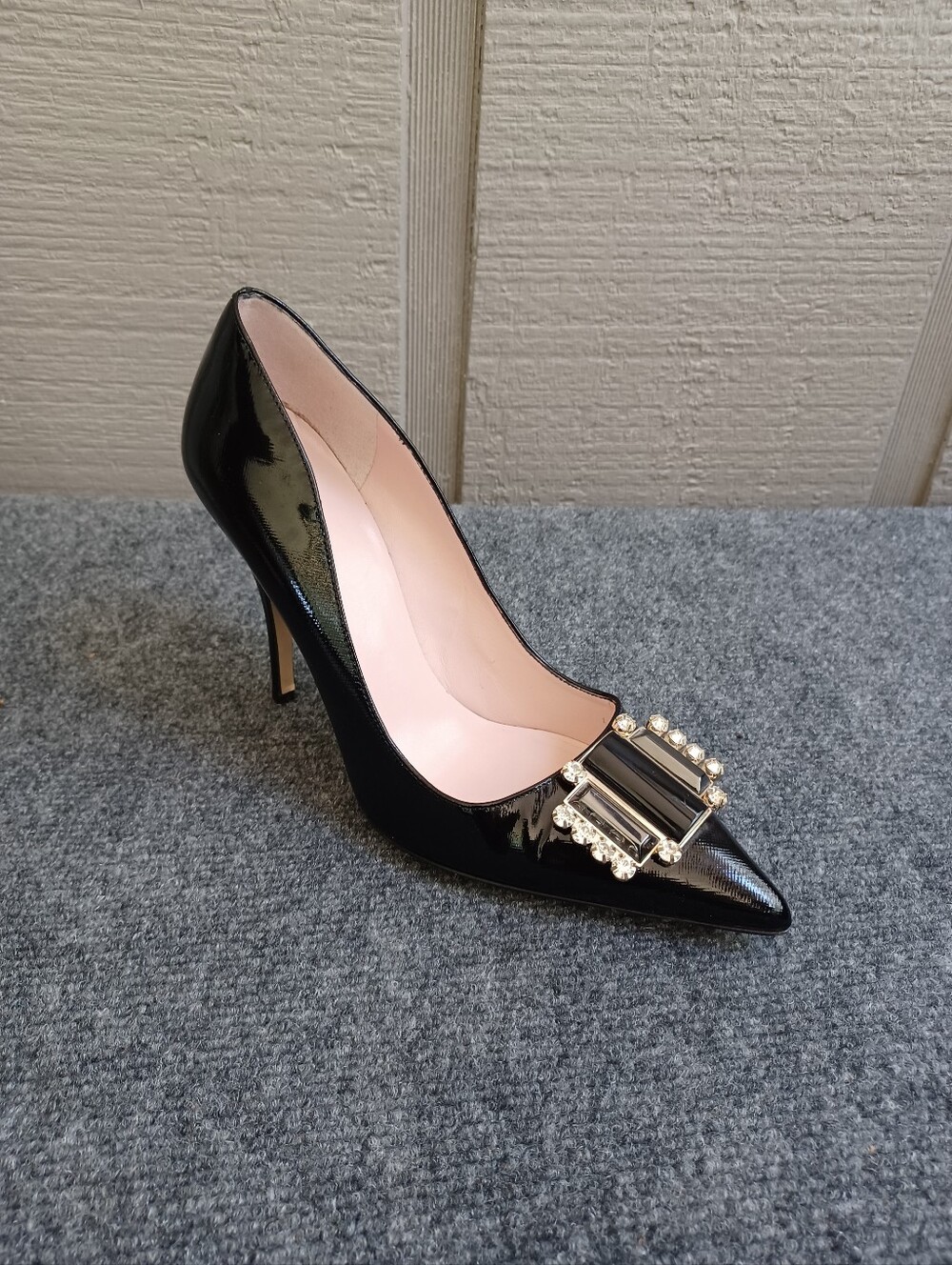 Kate Spade Laylee Pumps High Heels Shoe Size 9 B Women Embellished In Black